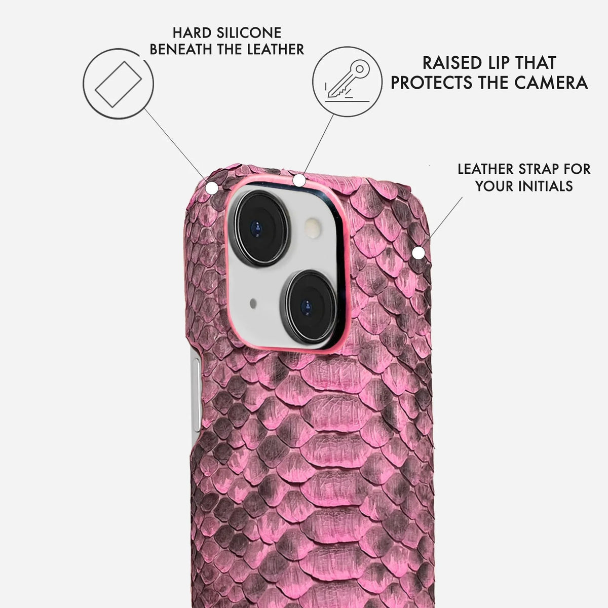 iPhone 14 Leather Case — Piton