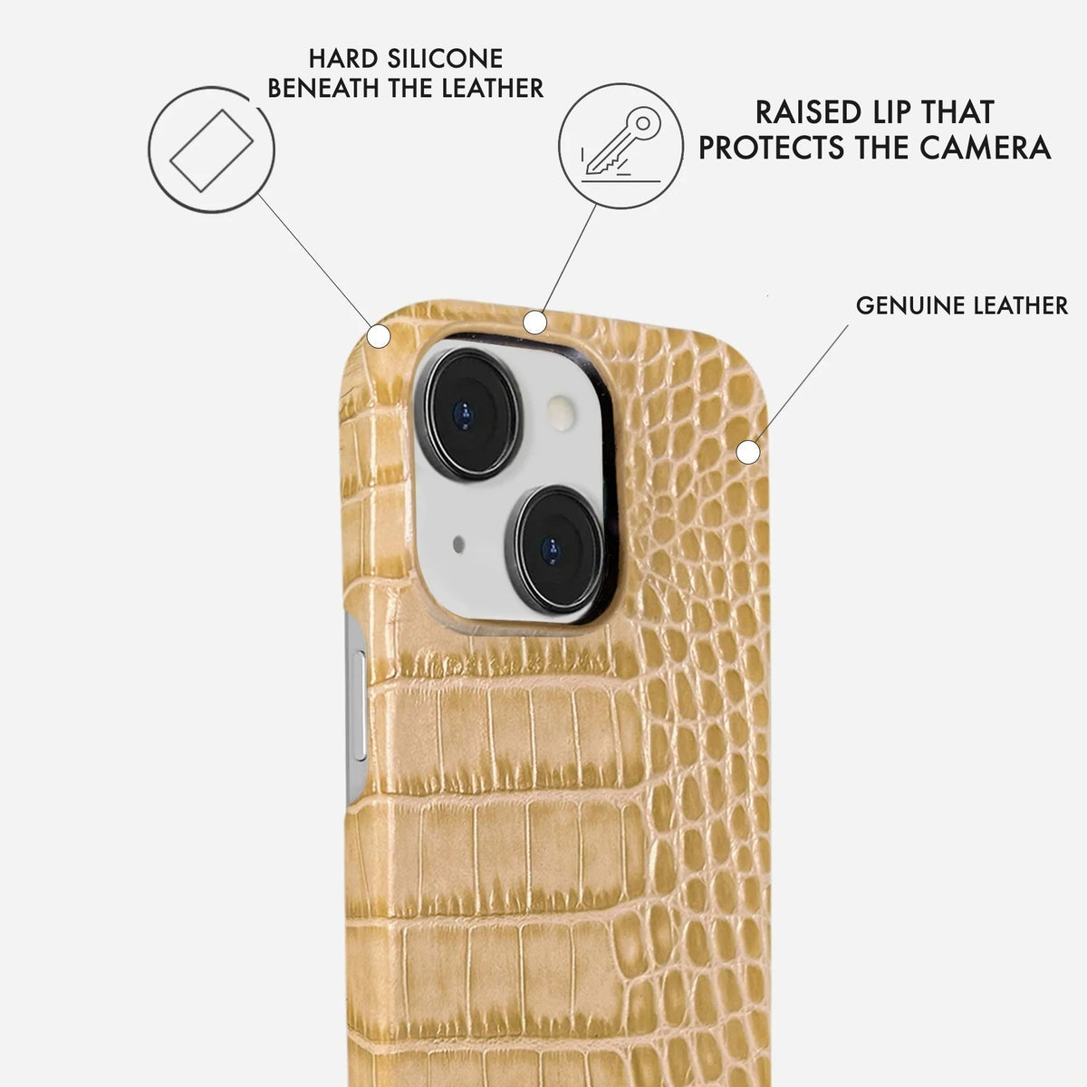 iPhone 15 Leather Case — Neo