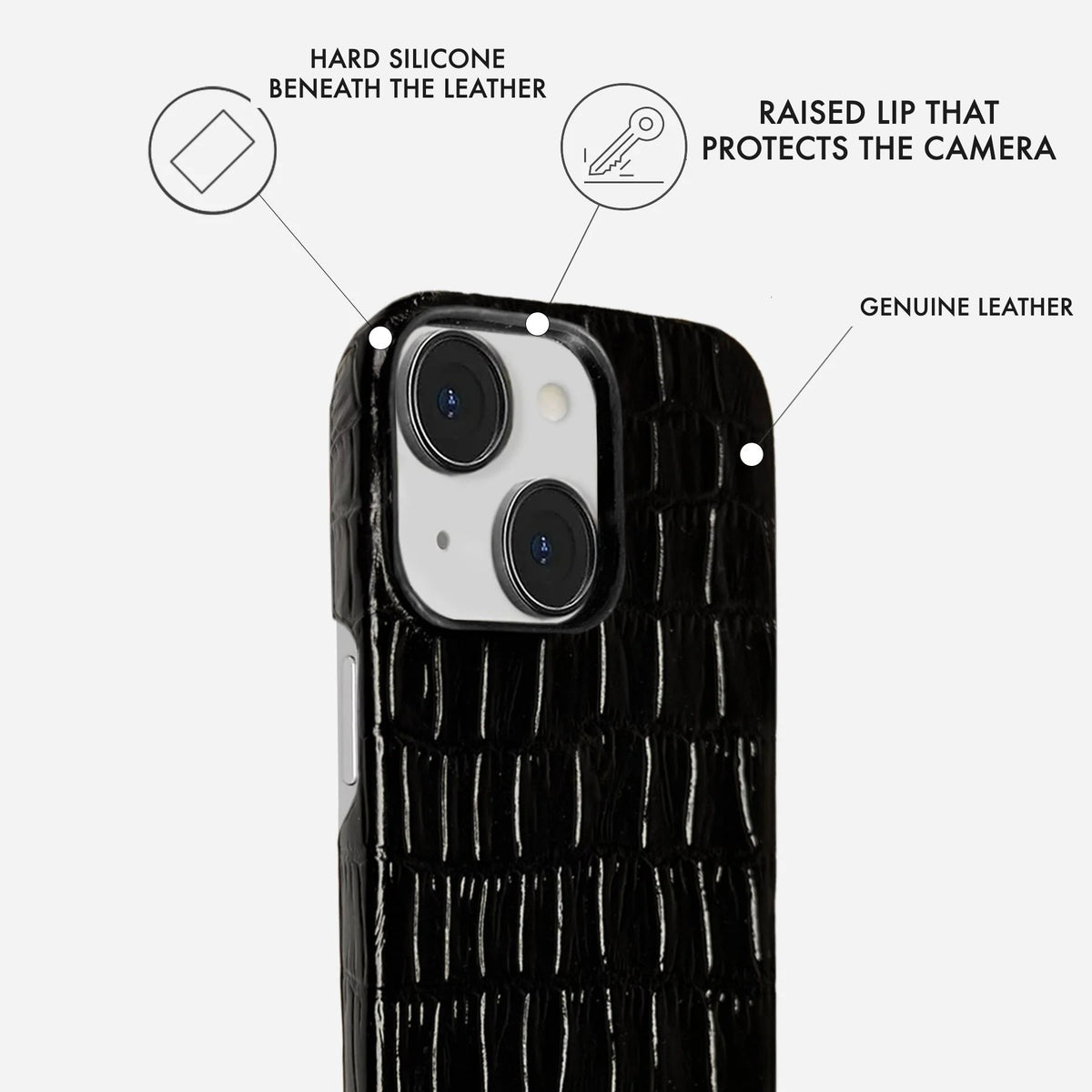 iPhone 15 Plus Leather Case — Vega