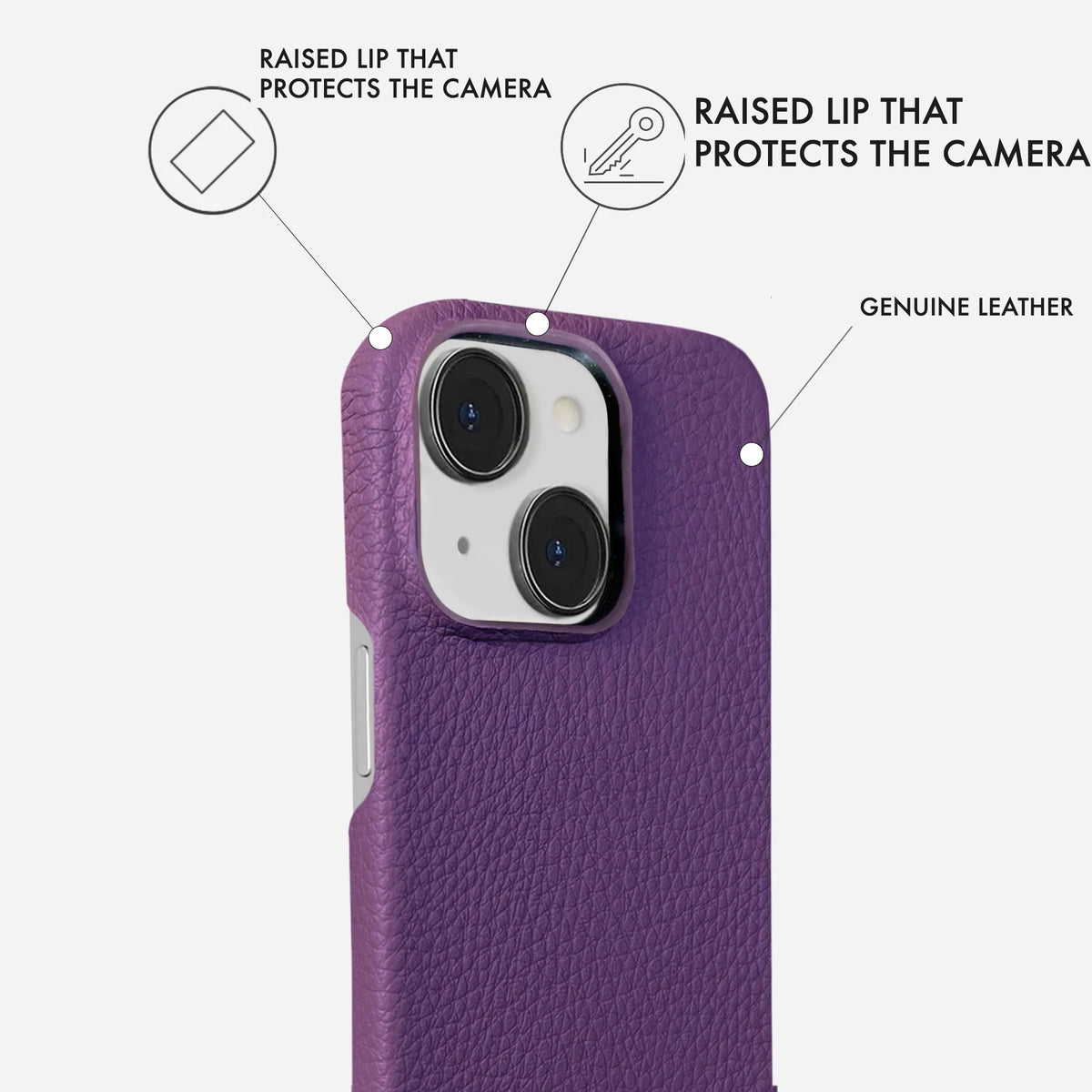 iPhone 14 Plus Leather Case — Ashe