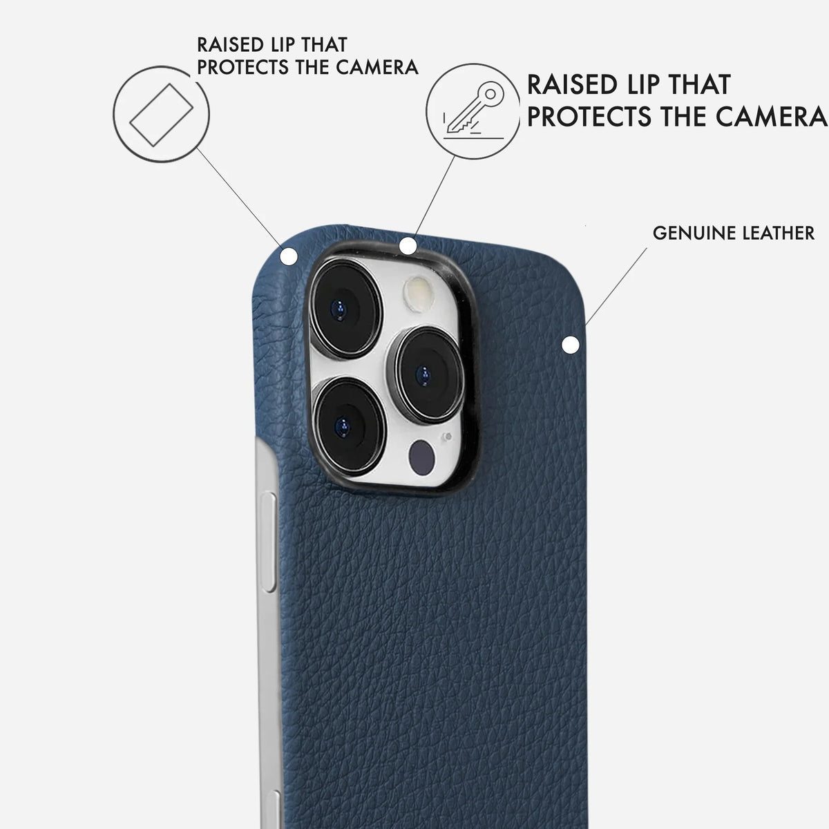 iPhone 16 Pro Leather Case — Ashe