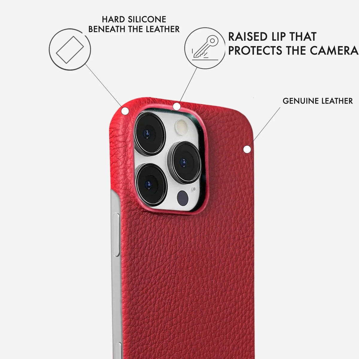 iPhone 16 Pro Leather Case — Ashe