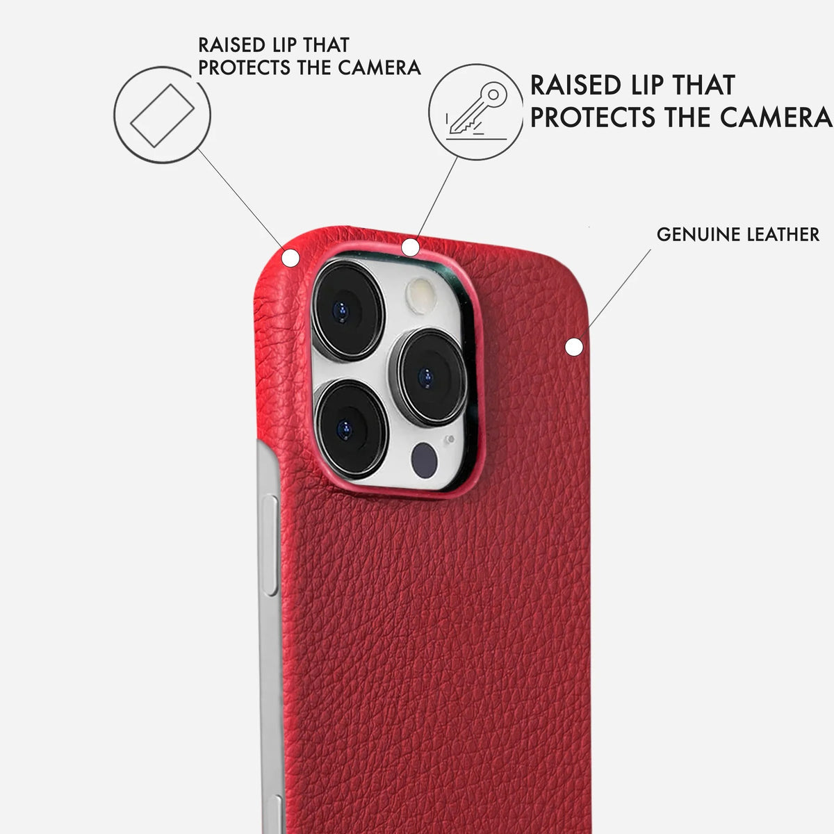 iPhone 16 Pro Leather Case — Ashe