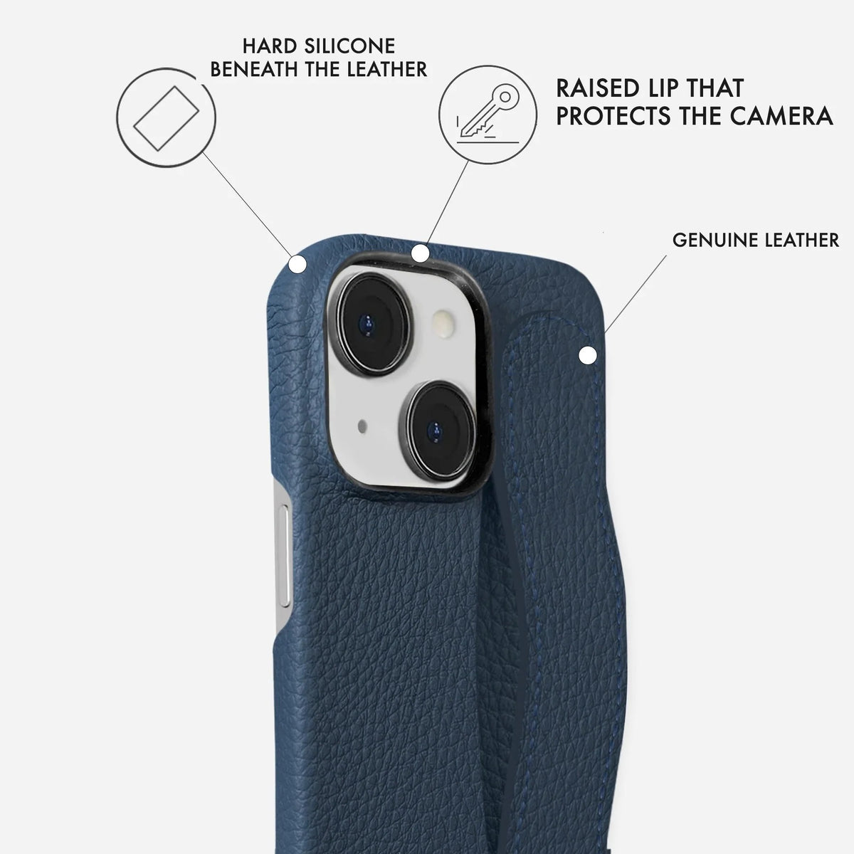 iPhone 15 Plus Leather Case — Ashe Handle