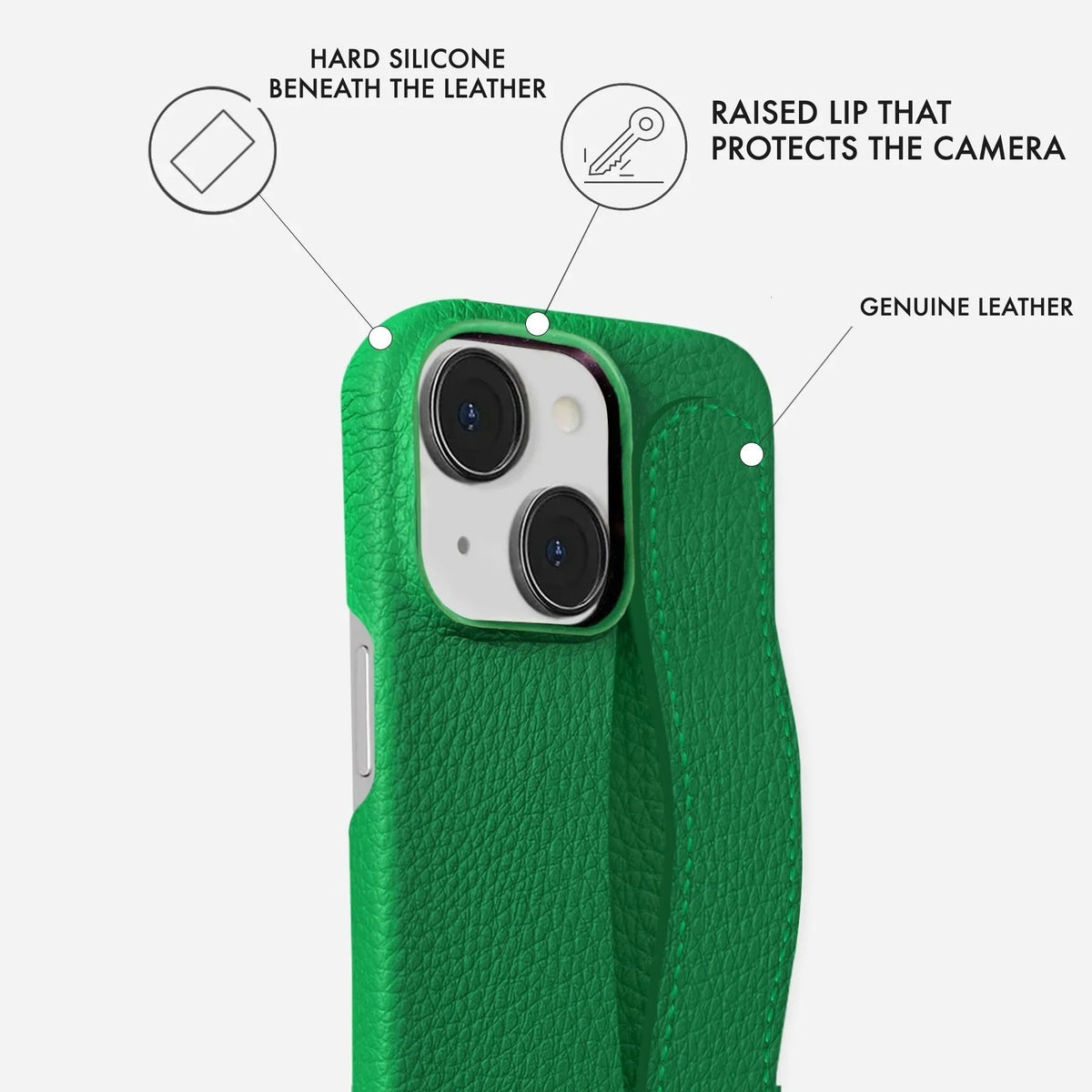iPhone 14 Leather Case — Ashe Handle