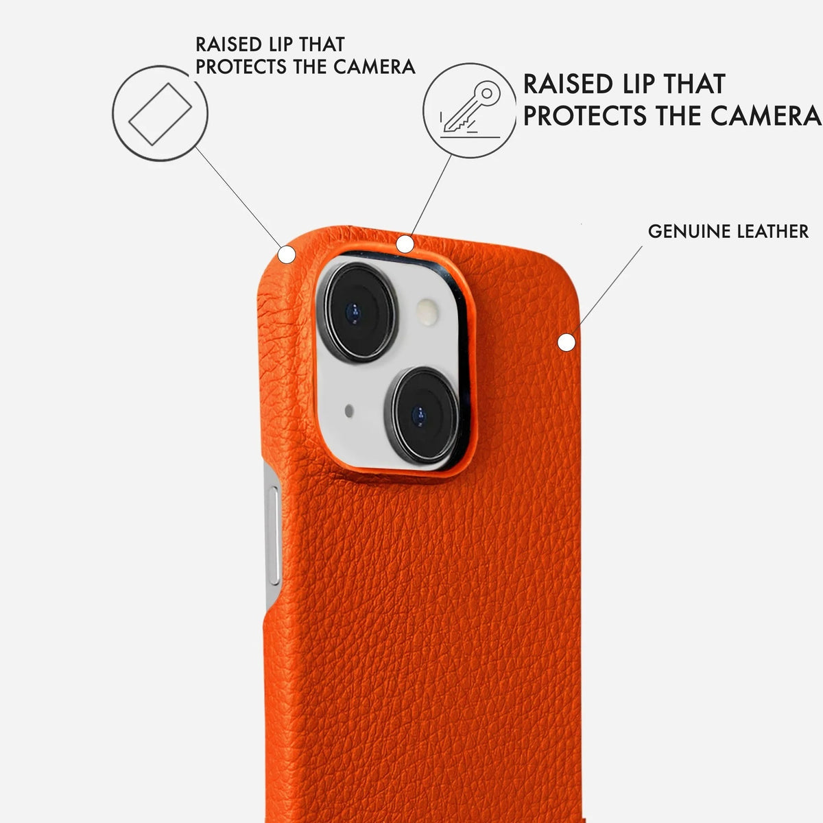 iPhone 14 Leather Case — Ashe