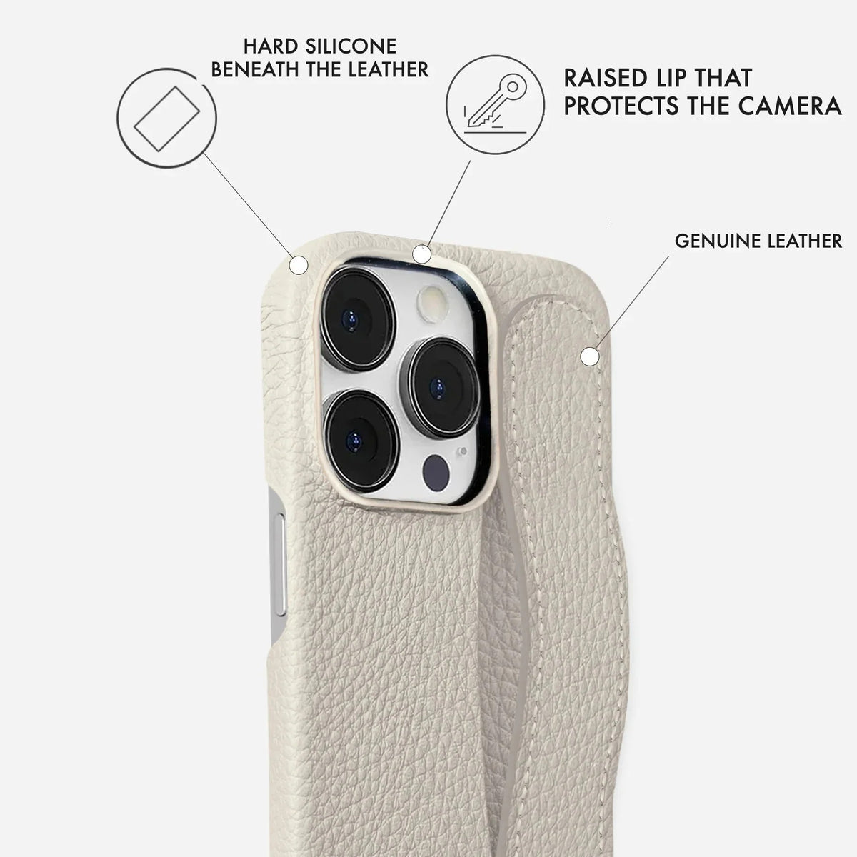 iPhone 13 Pro Leather Case — Ashe Handle