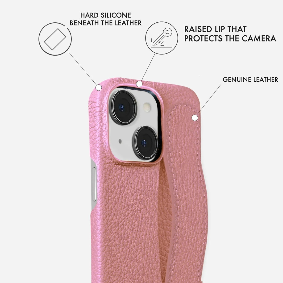 iPhone 15 Leather Case — Ashe Handle