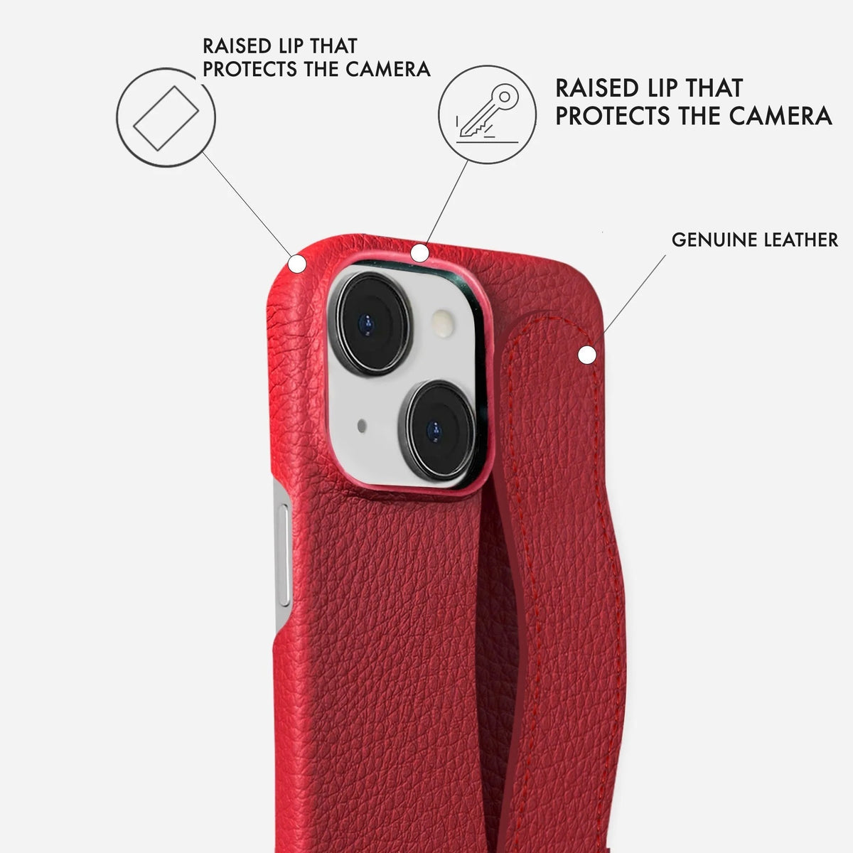 iPhone 15 Leather Case — Ashe Handle