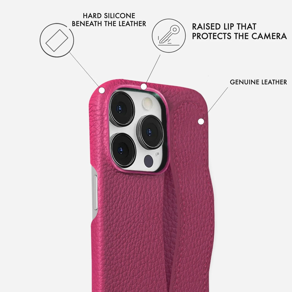 iPhone 13 Pro Leather Case — Ashe Handle