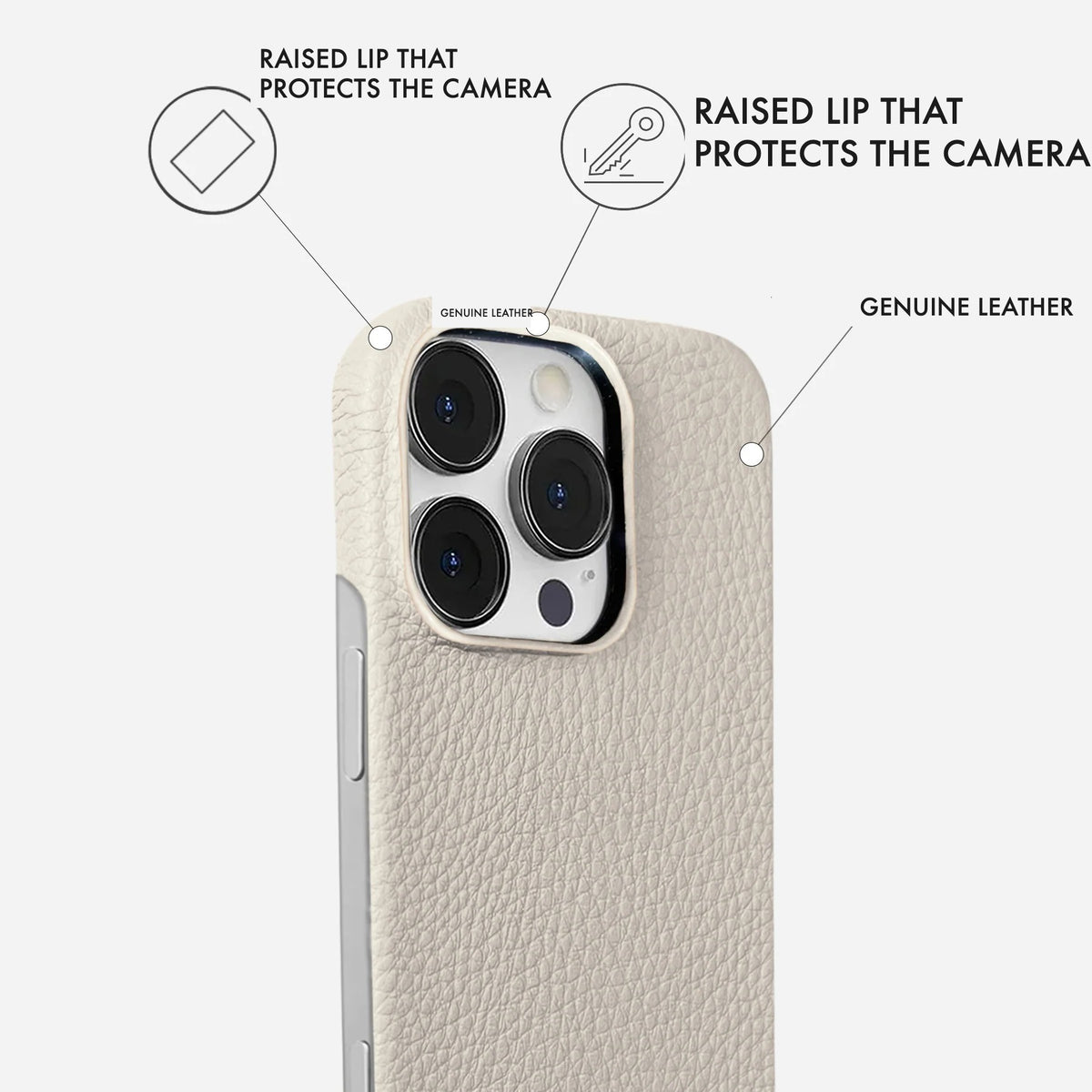 iPhone 16 Pro Leather Case — Ashe