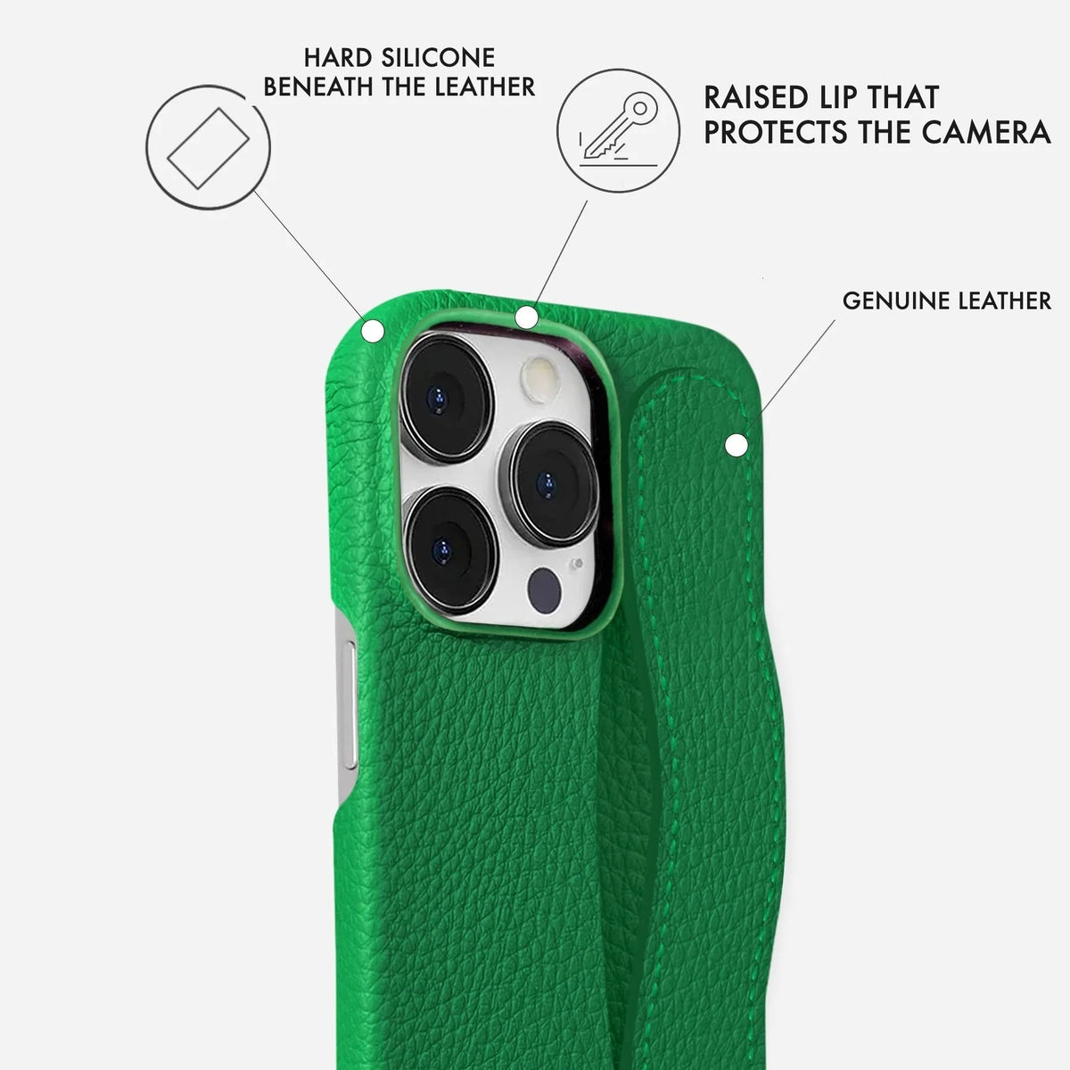 iPhone 14 Pro Leather Case — Ashe Handle