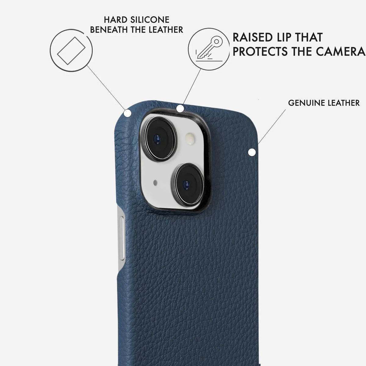 iPhone 13 Leather Case — Ashe
