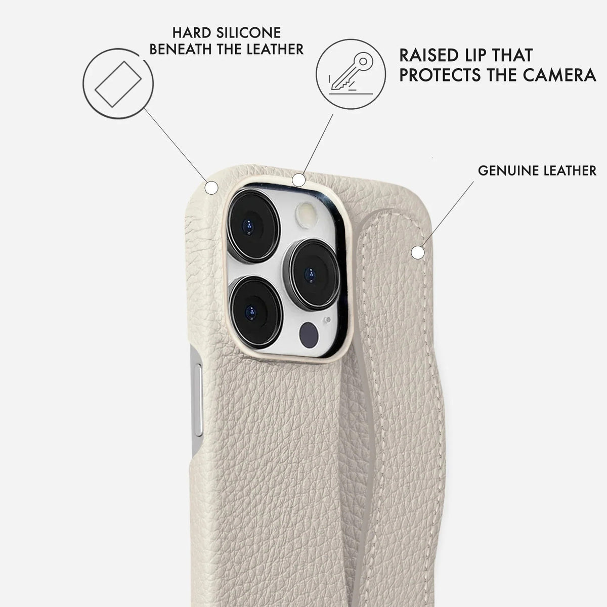 iPhone 14 Pro Leather Case — Ashe Handle