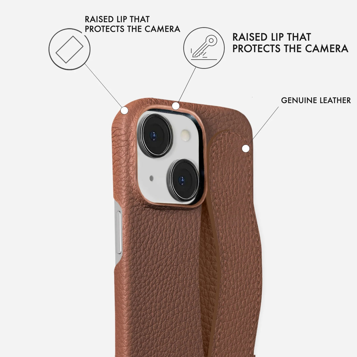 iPhone 13 Leather Case — Ashe Handle
