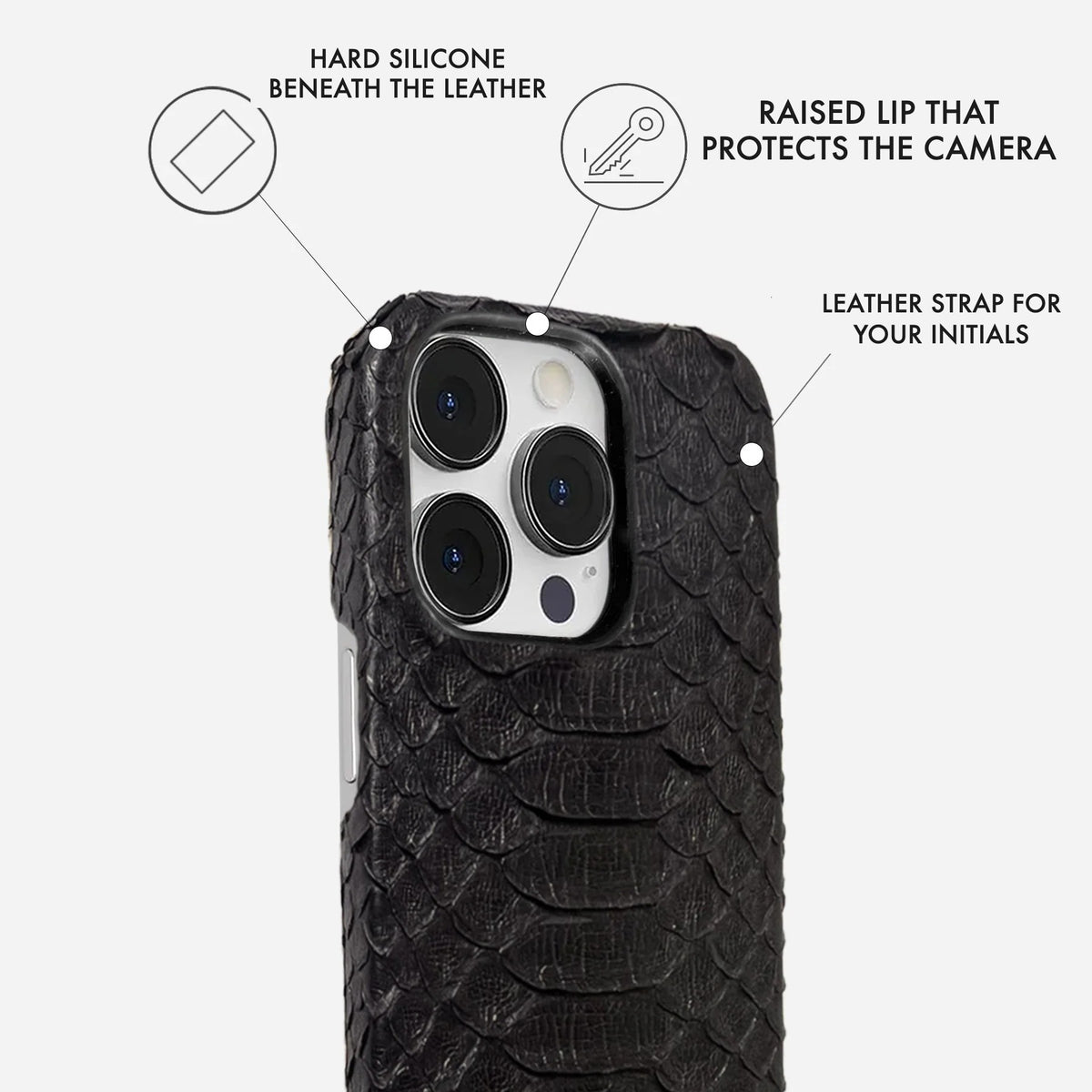 iPhone 14 Pro Leather Case — Piton