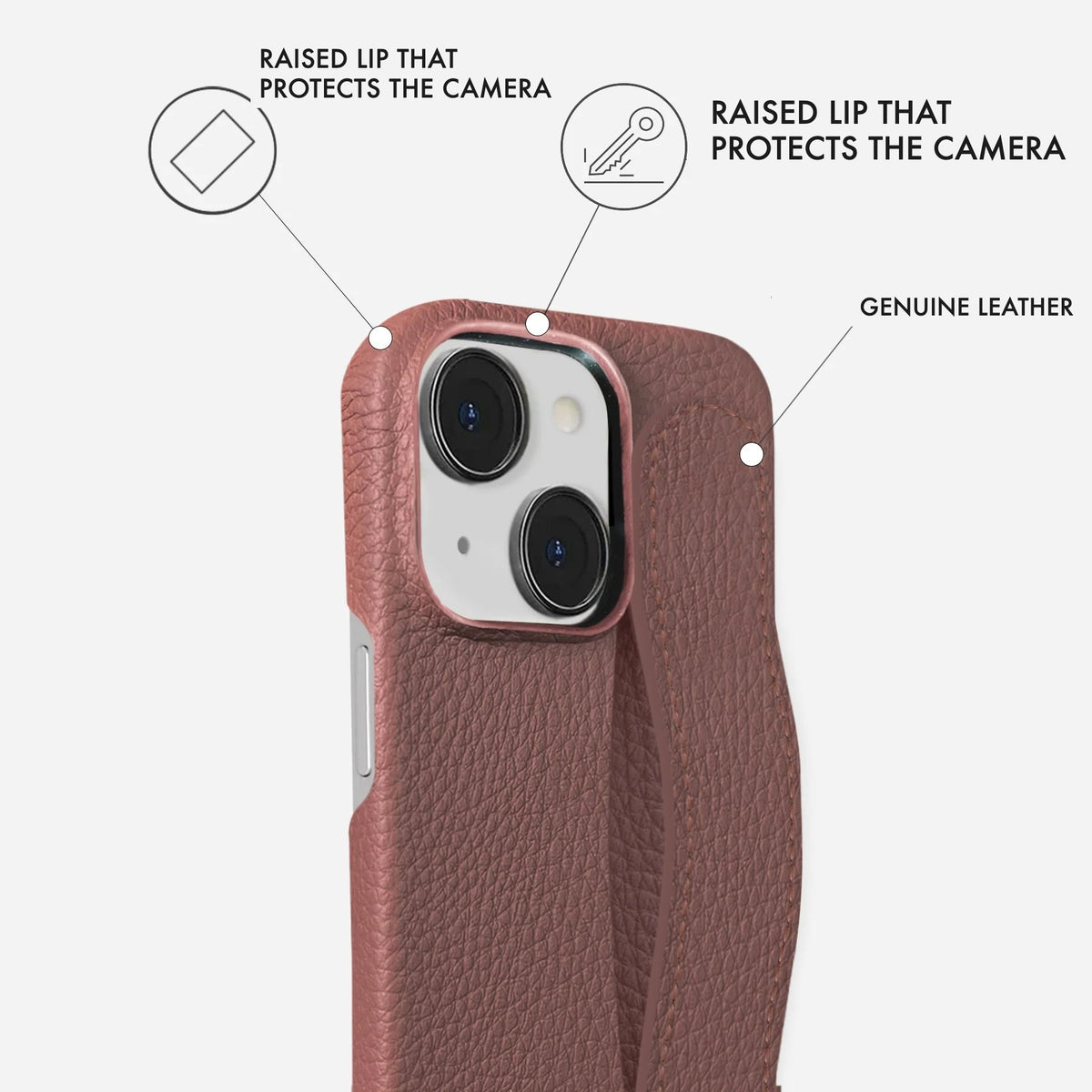 iPhone 14 Plus Leather Case — Ashe Handle