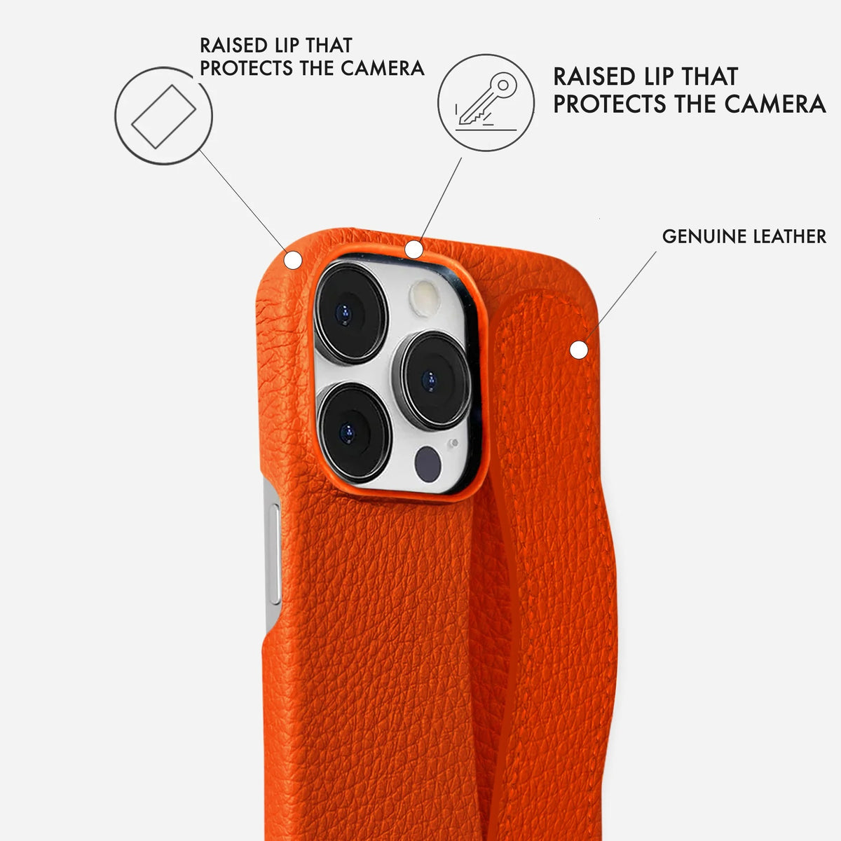 iPhone 13 Pro Leather Case — Ashe Handle