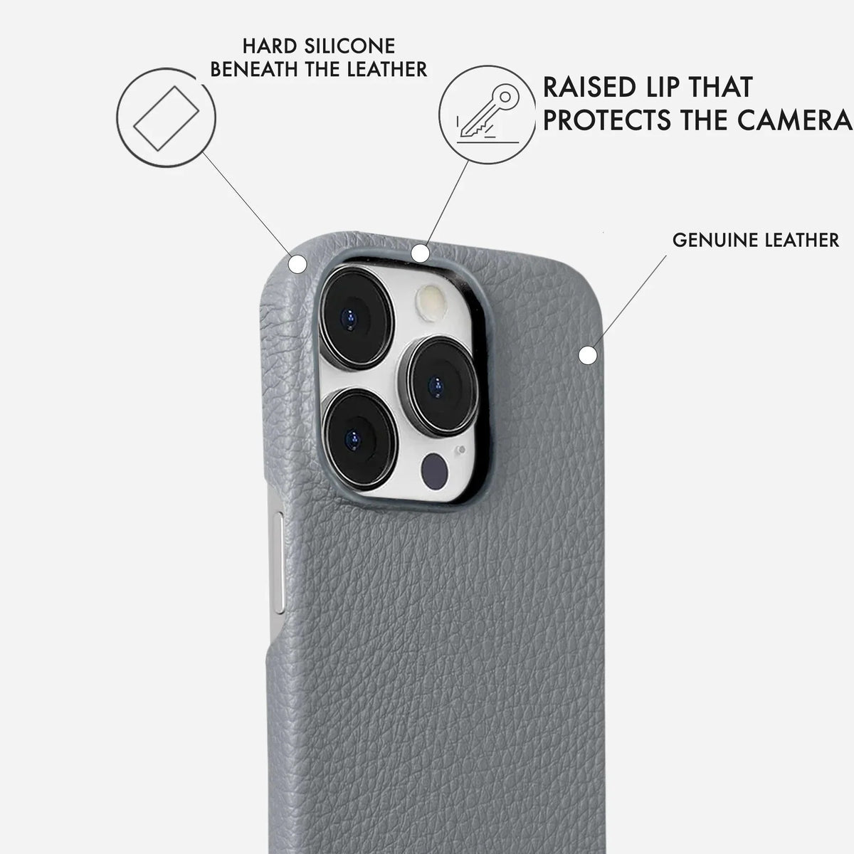 iPhone 14 Pro Leather Case — Ashe