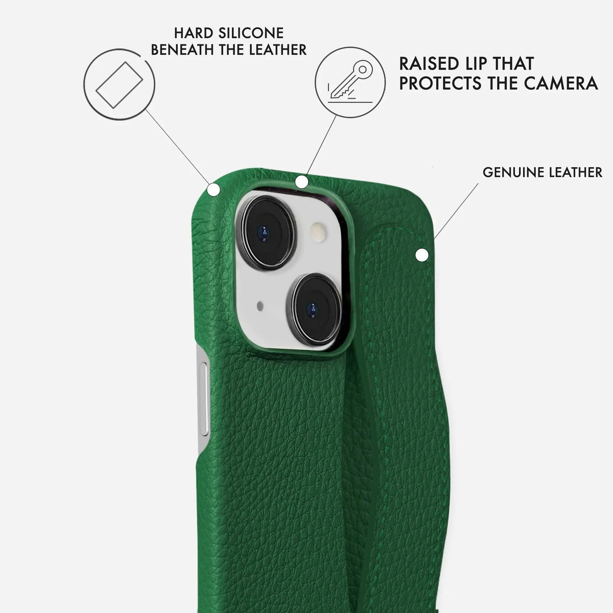 iPhone 13 Leather Case — Ashe Handle