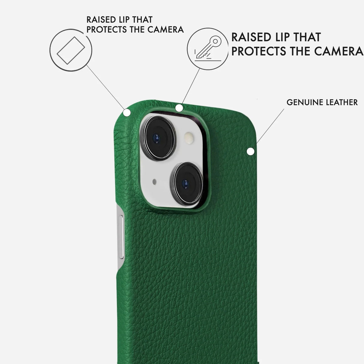 iPhone 14 Plus Leather Case — Ashe