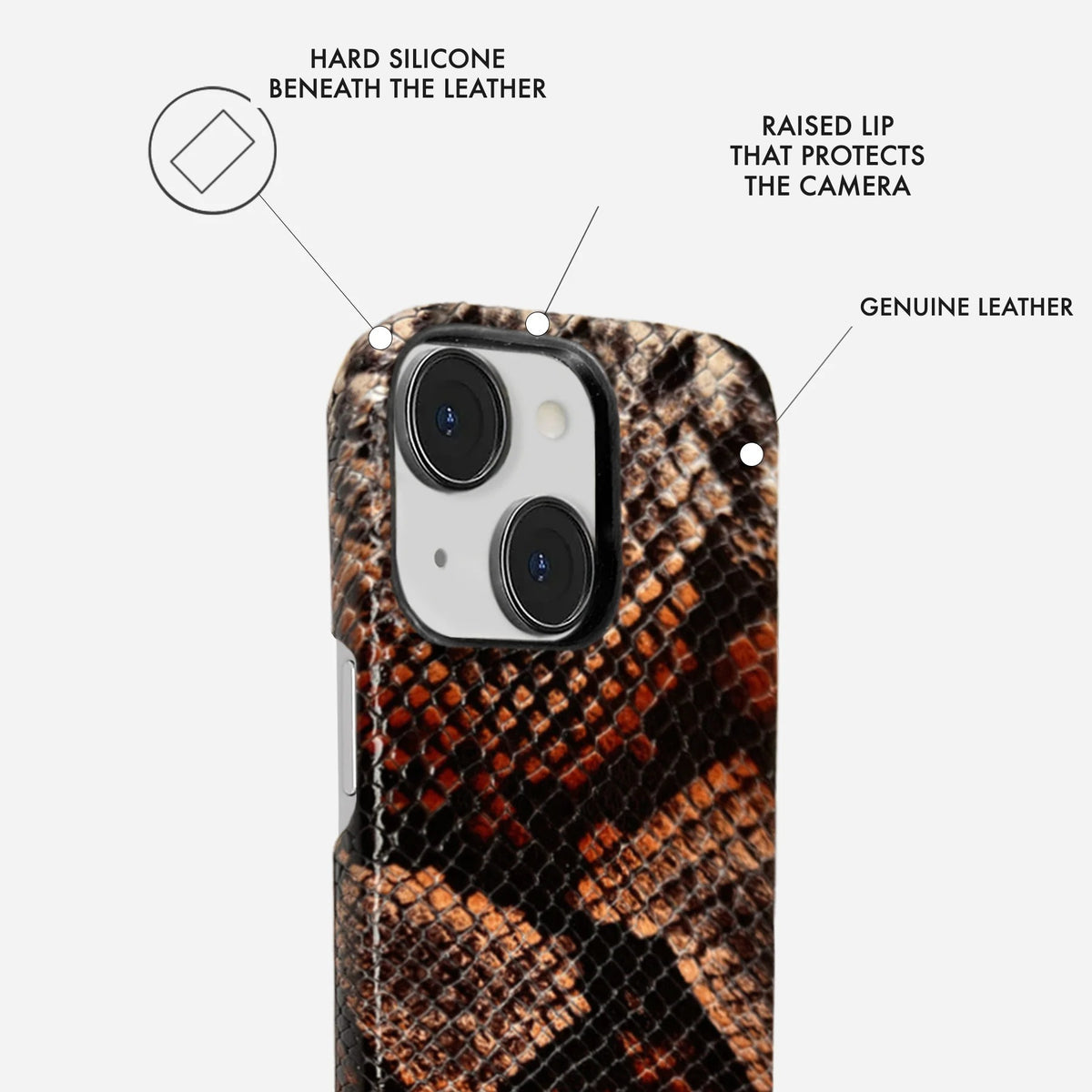 iPhone 13 Leather Case — Elise
