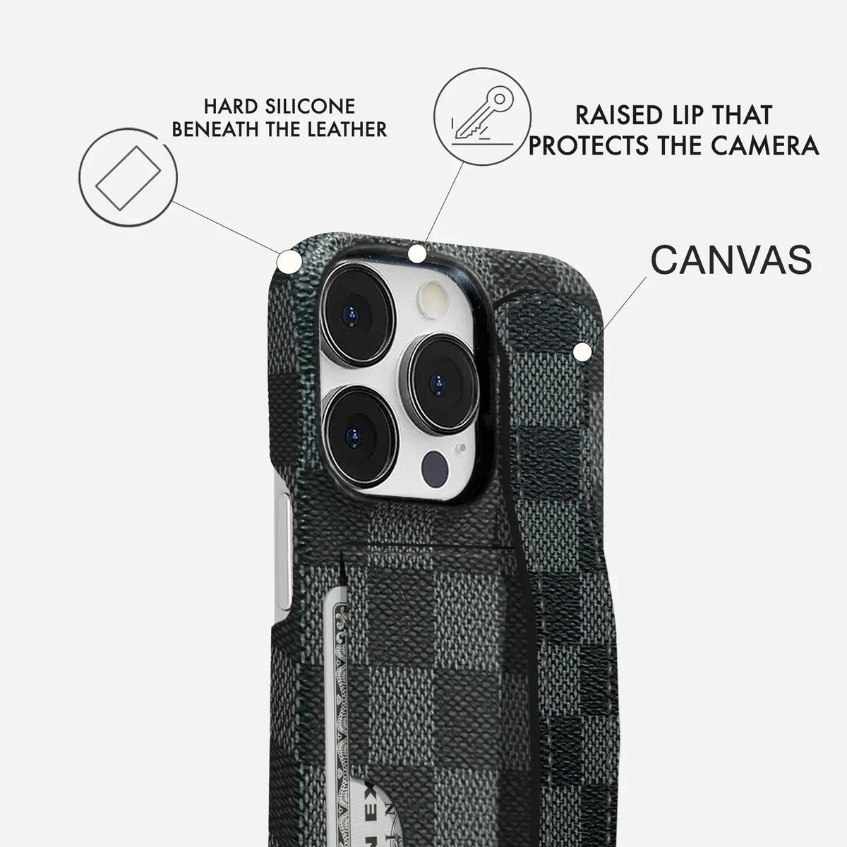 iPhone 14 Pro Case — Dama Handle Cardholder