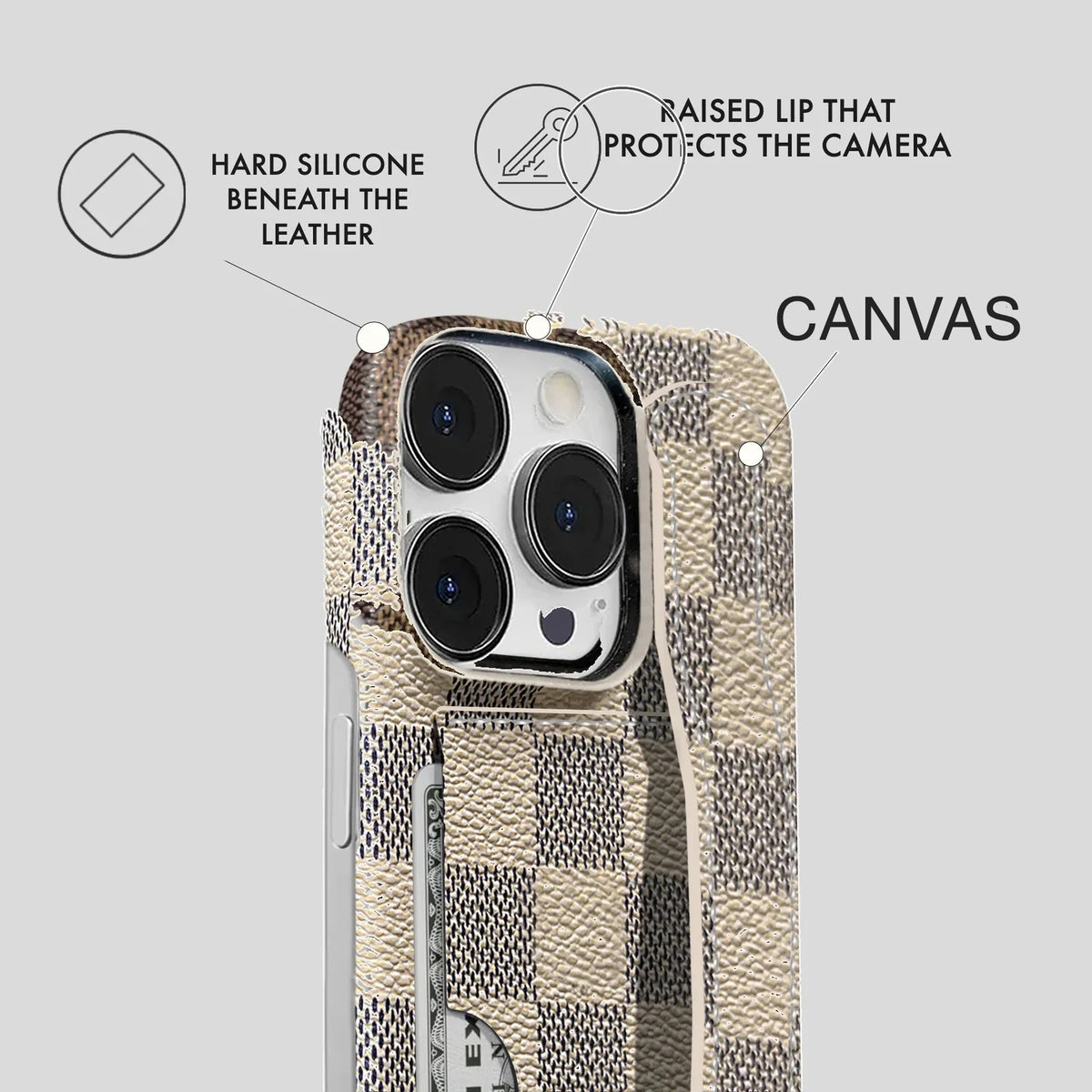 iPhone 16 Pro Case — Dama Handle Cardholder