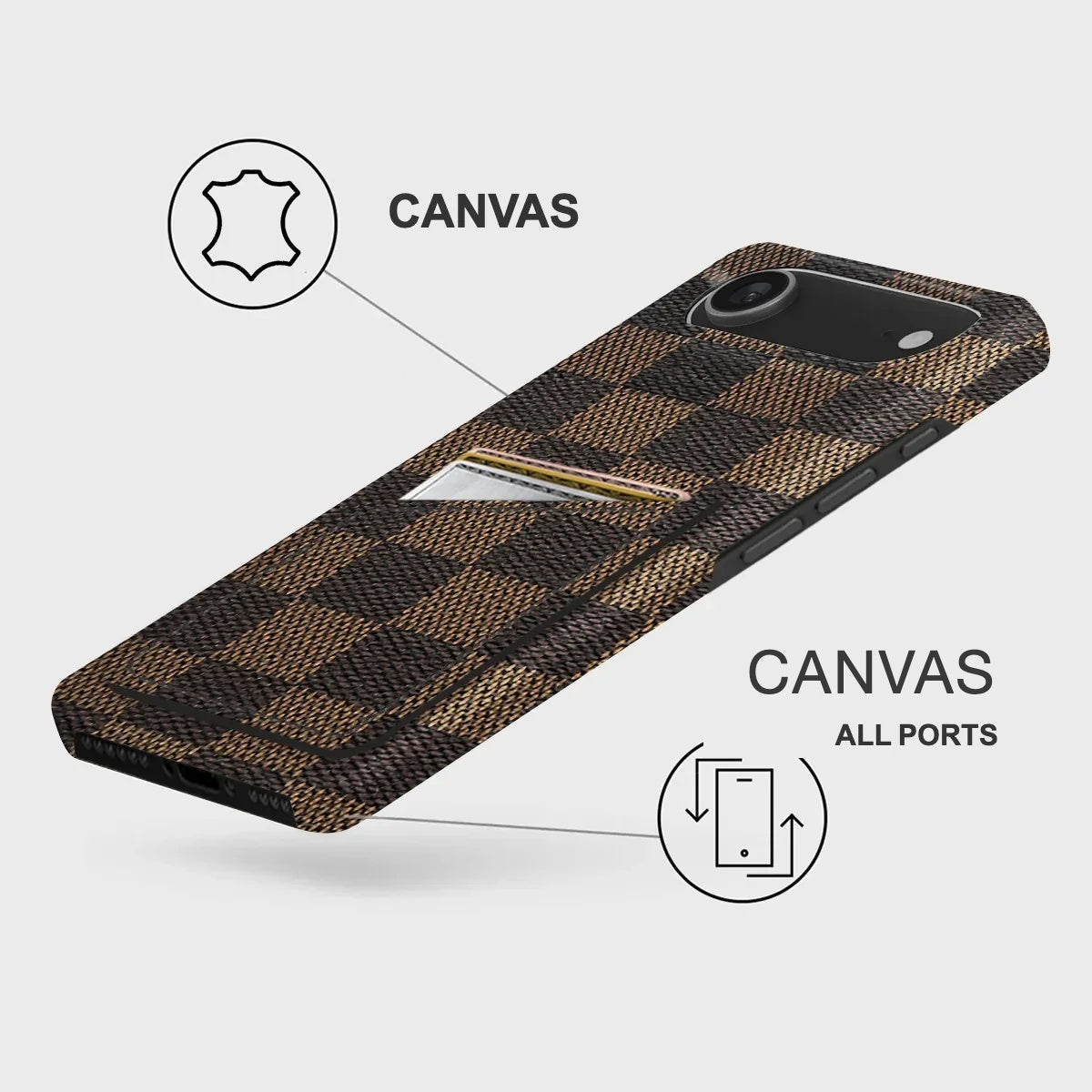 iPhone 17 Air Case — Dama Handle Cardholder