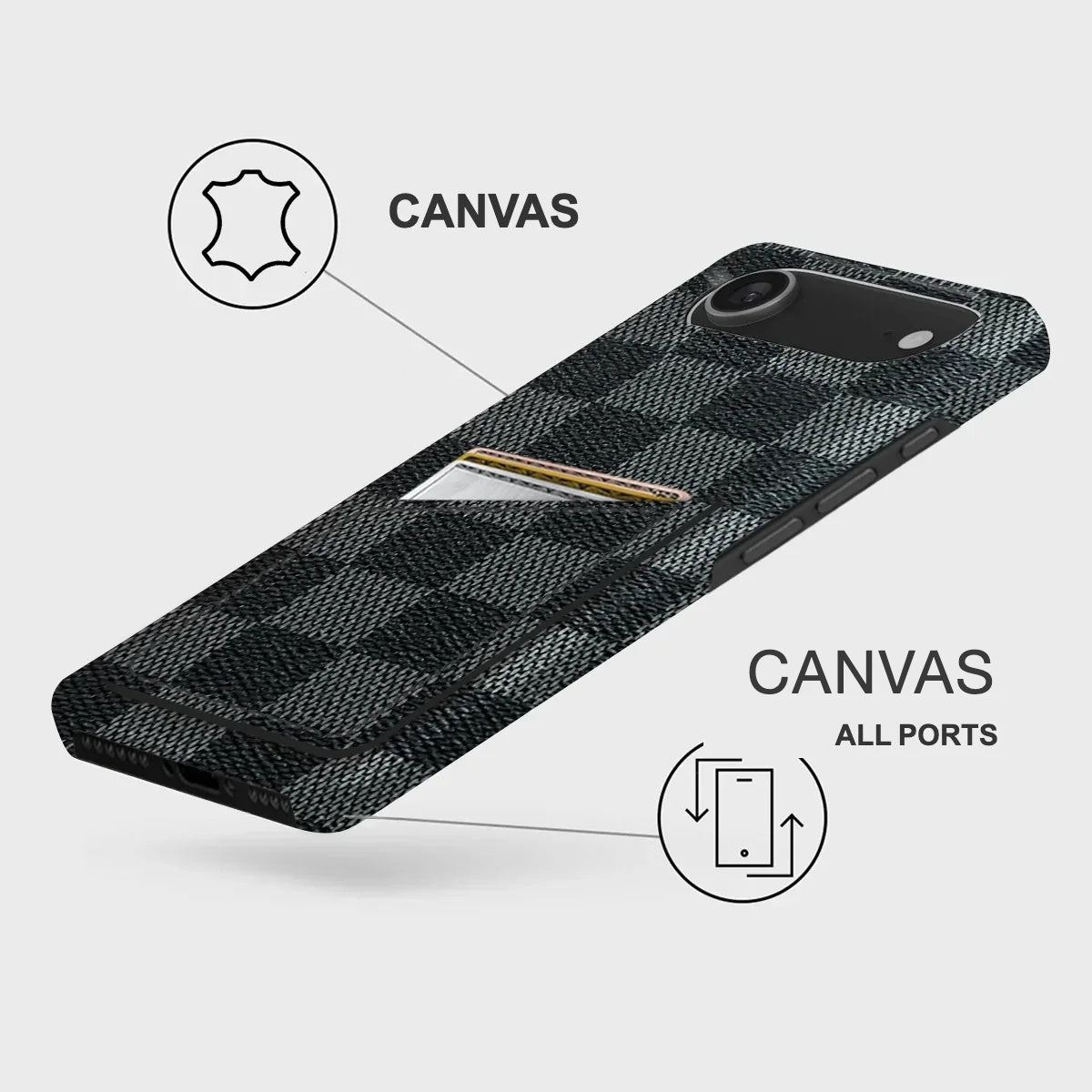 iPhone 17 Air Case — Dama Handle Cardholder