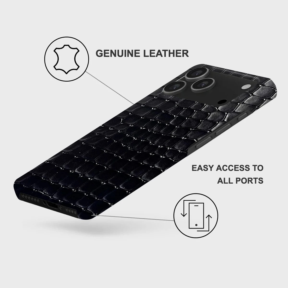 iPhone 17 Pro Max Leather Case — Lusso