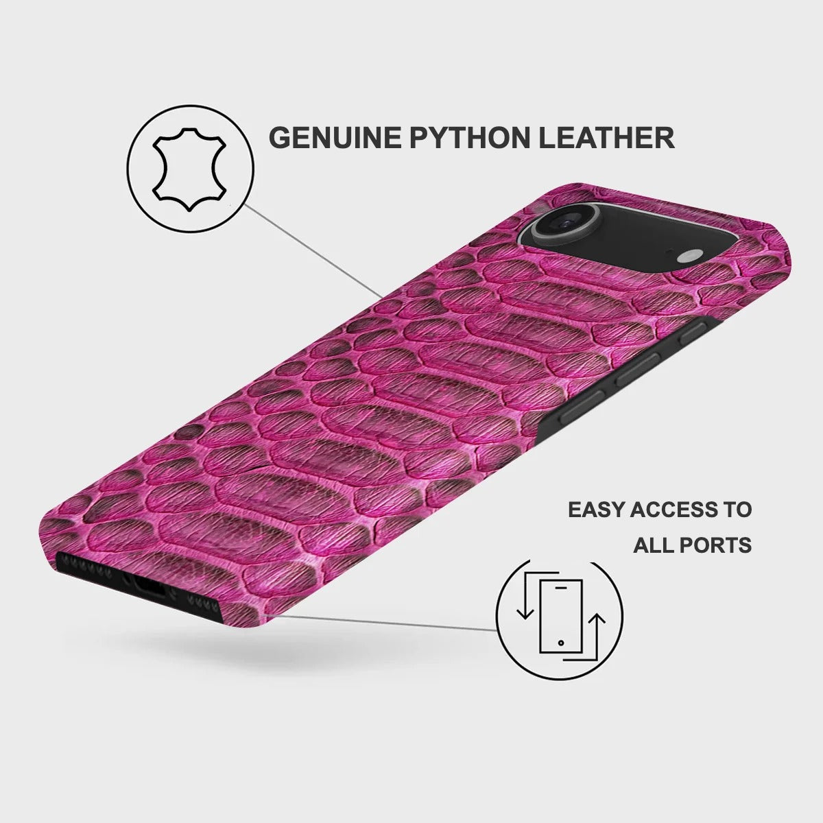 iPhone 17 Pro Max Leather Case — Piton