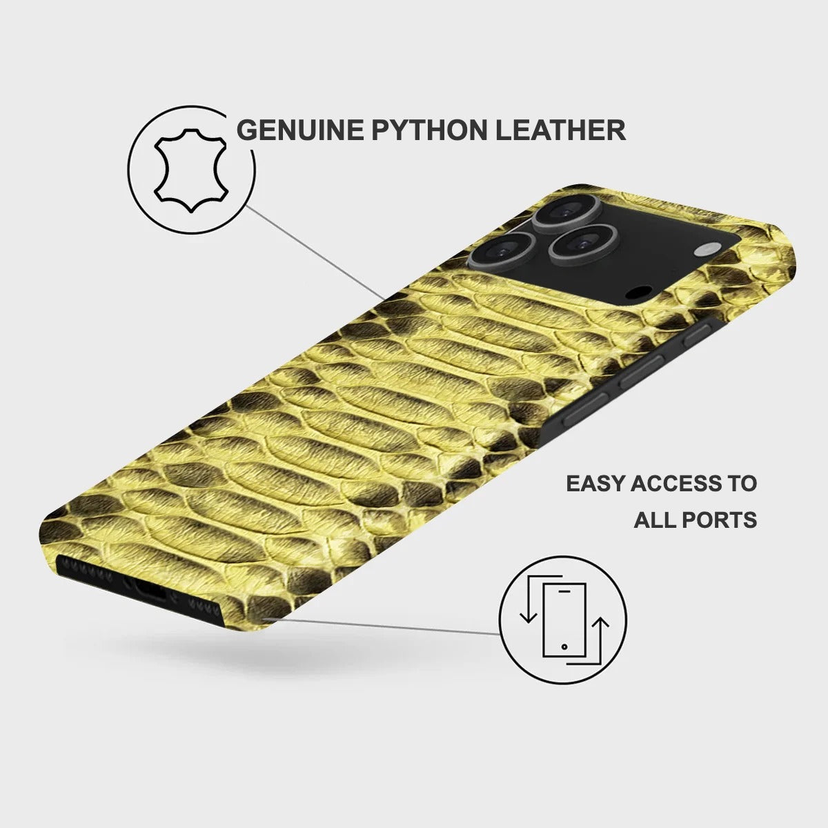 iPhone 17 Pro Max Leather Case — Piton