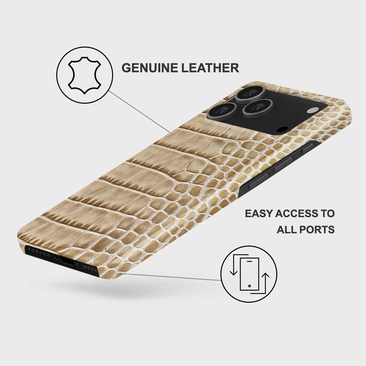 iPhone 17 Pro Max Leather Case — Neo
