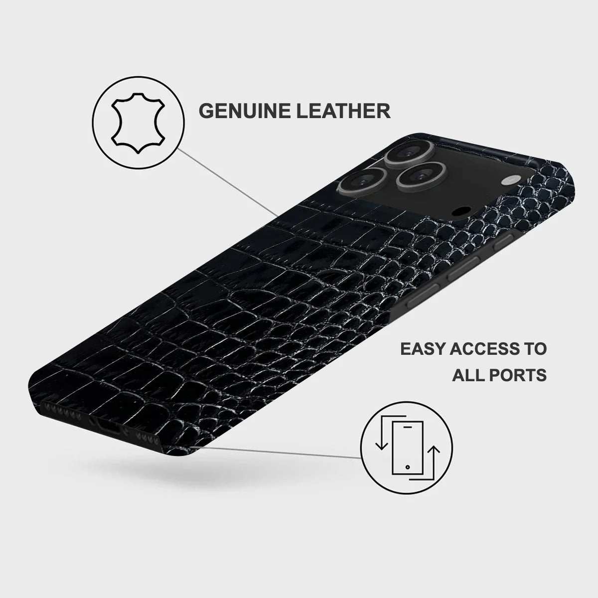 iPhone 17 Pro Max Leather Case — Neo