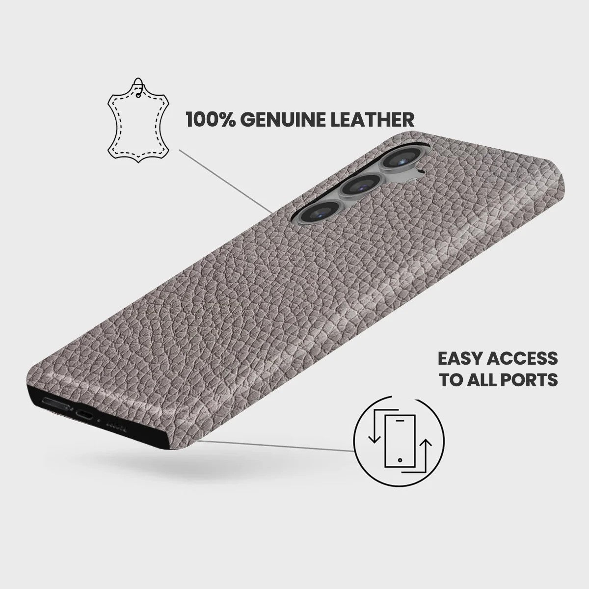 Galaxy S24 Leather Case — Ashe