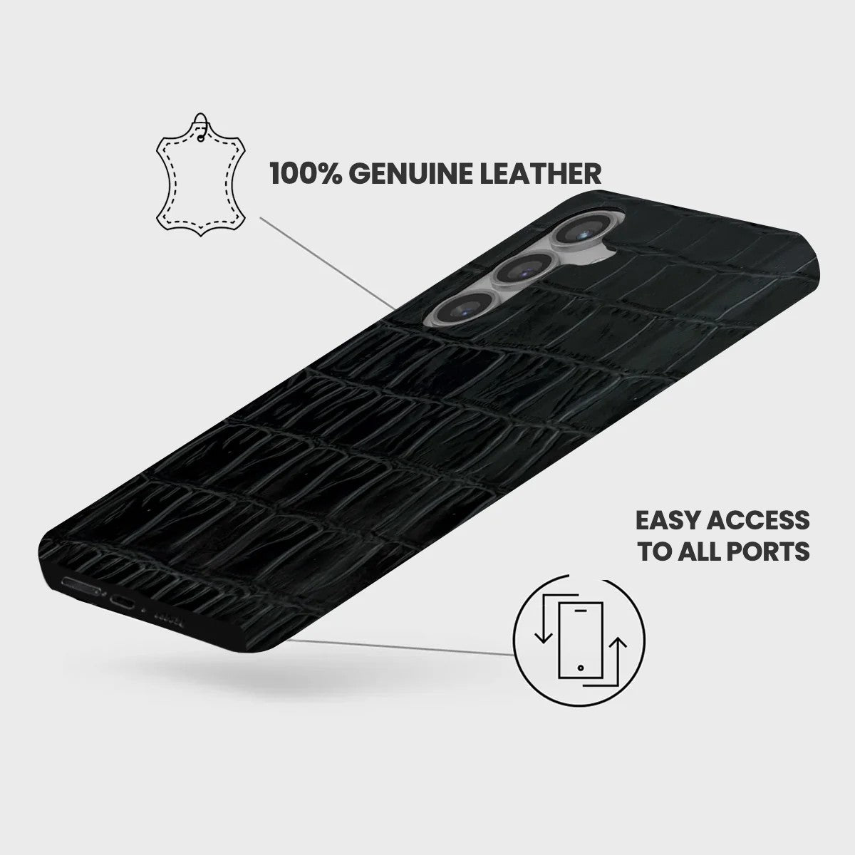 Galaxy S24 FE Leather Case — Vega