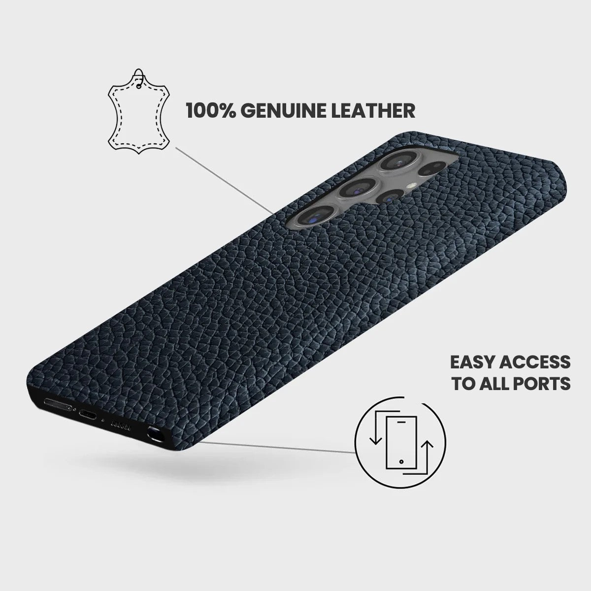 Galaxy S24 Ultra Leather Case — Ashe