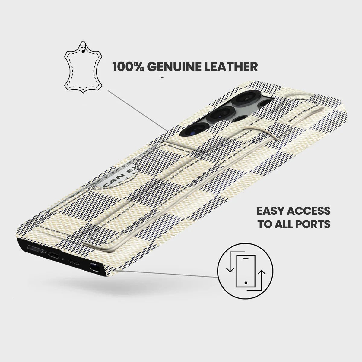Galaxy S24 Ultra Case — Dama Handle Cardholder