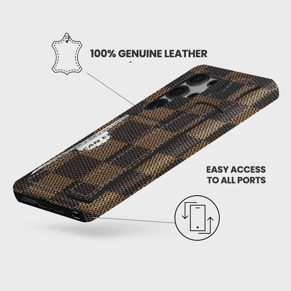 Galaxy S24 Ultra Case — Dama Handle Cardholder