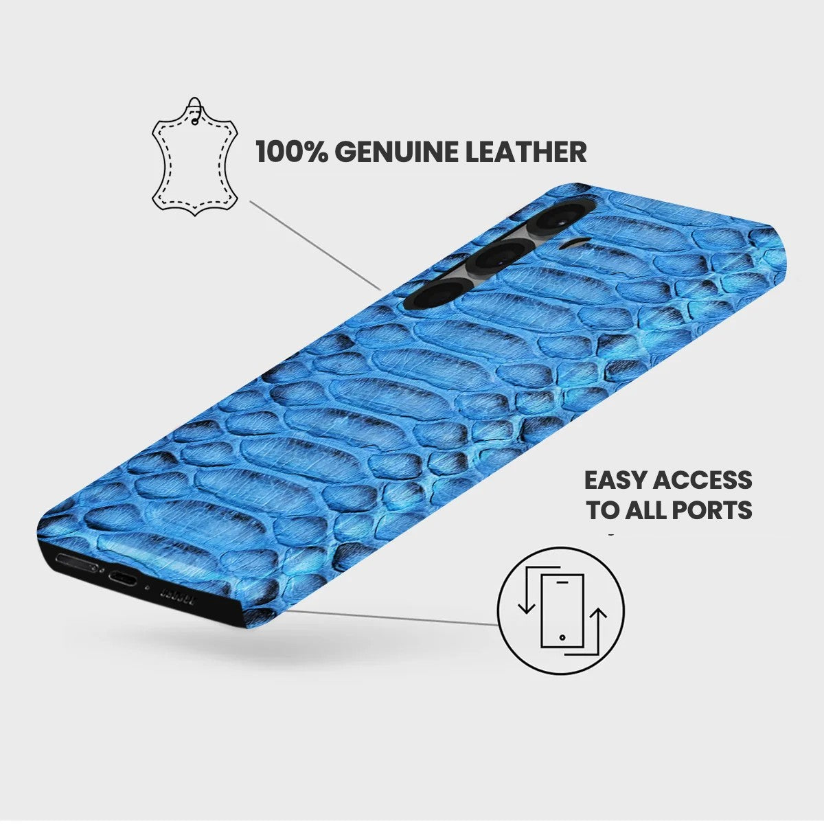 Galaxy S25 Leather Case — Piton