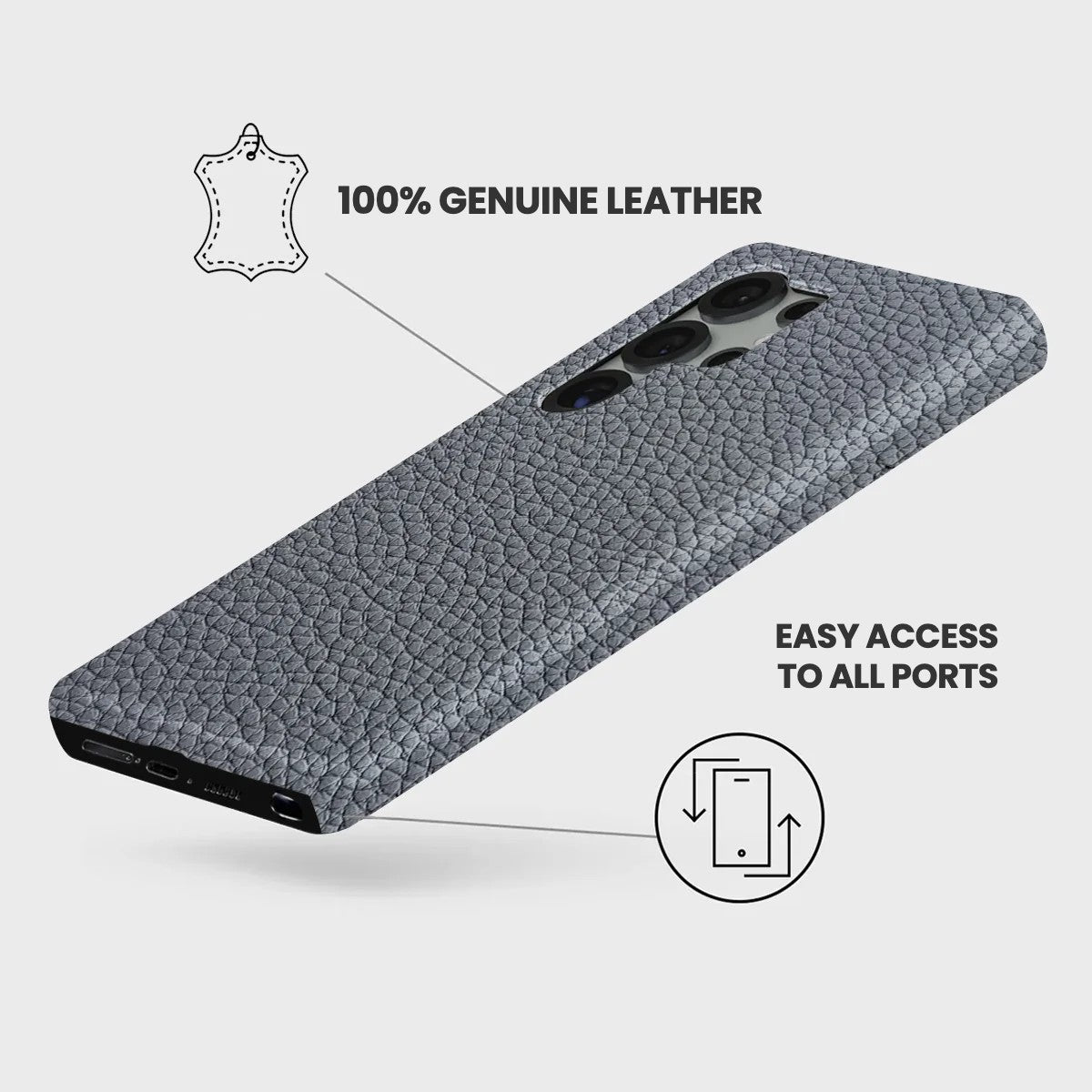 Galaxy S25 Ultra Leather Case — Ashe