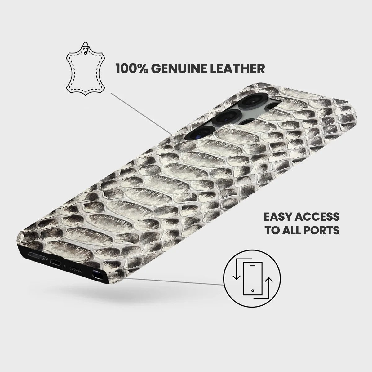Galaxy S25 Ultra Leather Case — Piton