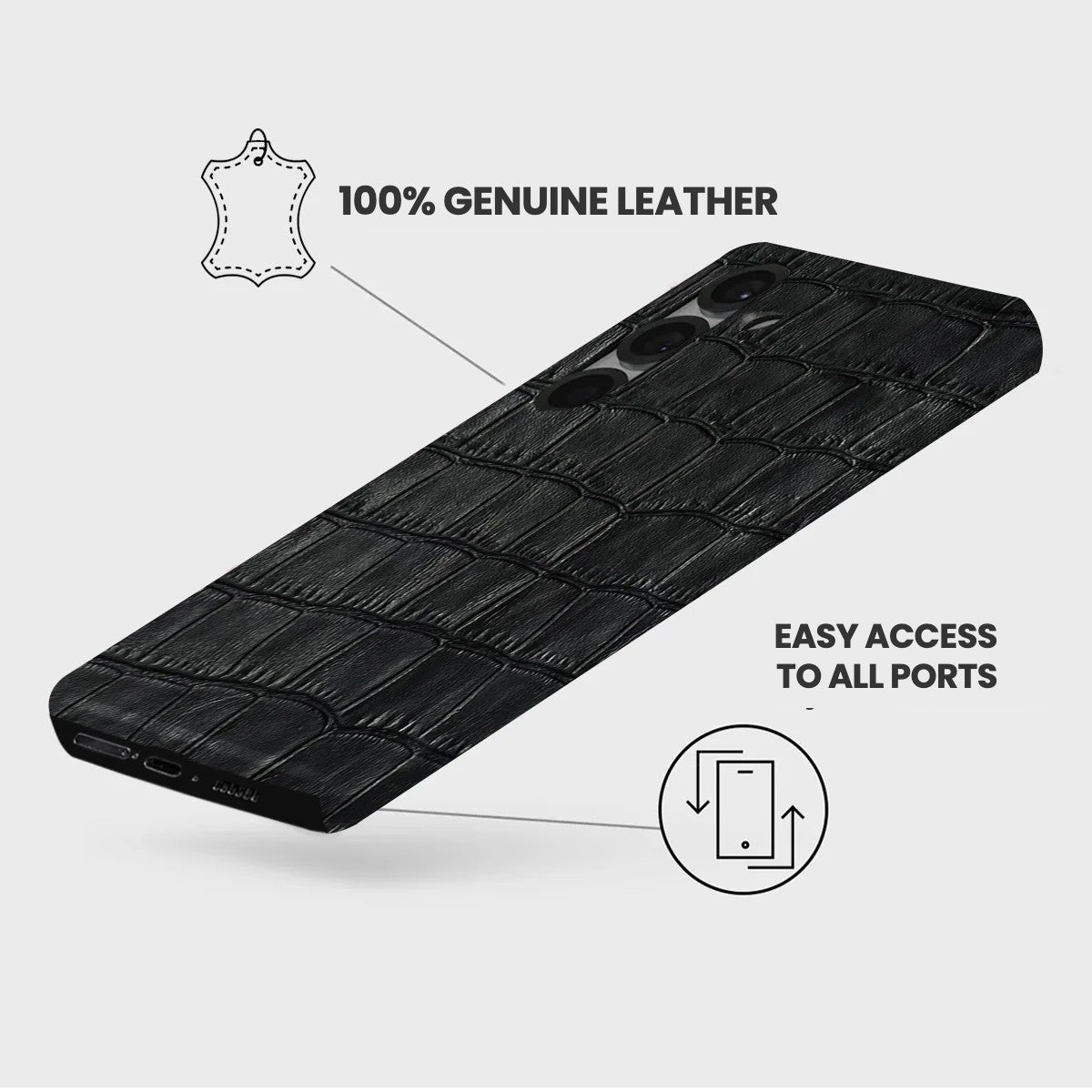 Galaxy S25 Leather Case — Vega