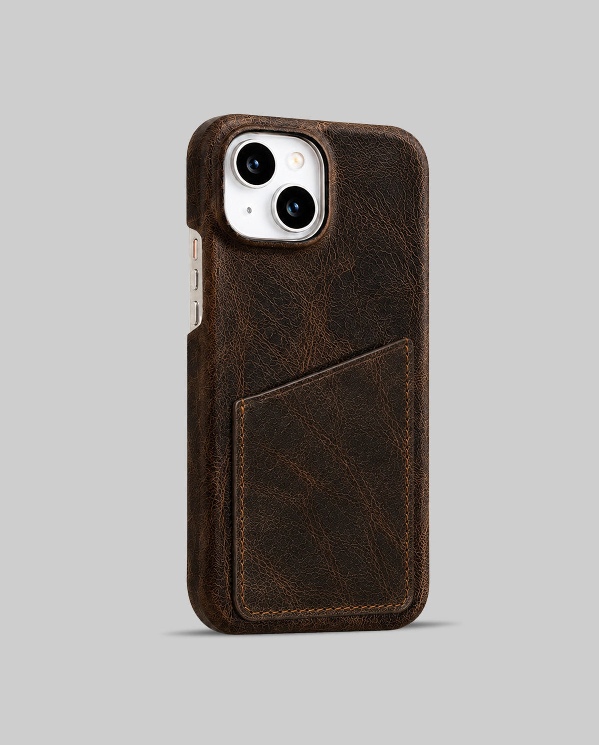 iPhone 15 Plus Leather Case — Harleys Cardholder