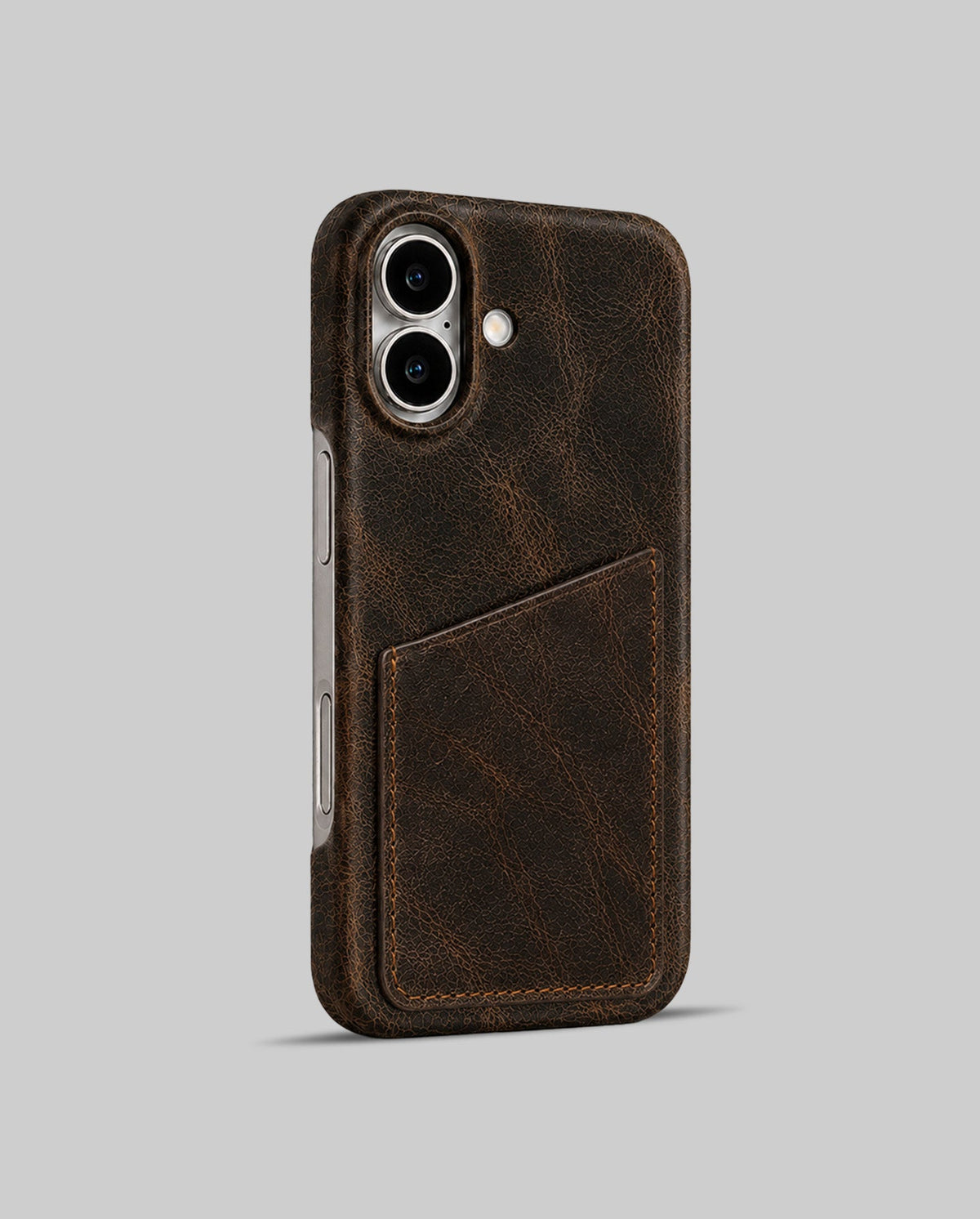 iPhone 16 Plus Leather Case — Harleys Cardholder
