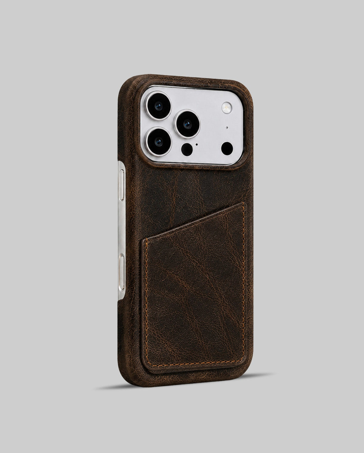 iPhone 17 Pro Max Leather Case — Harleys Cardholder