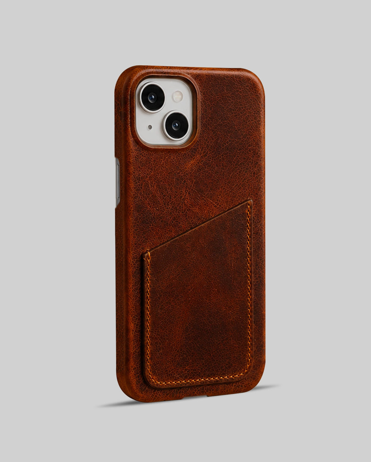 iPhone 15 Plus Leather Case — Harleys Cardholder