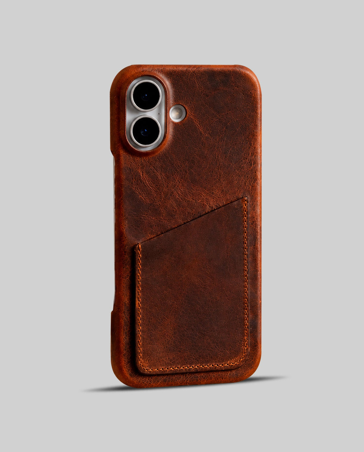 iPhone 16 Plus Leather Case — Harleys Cardholder