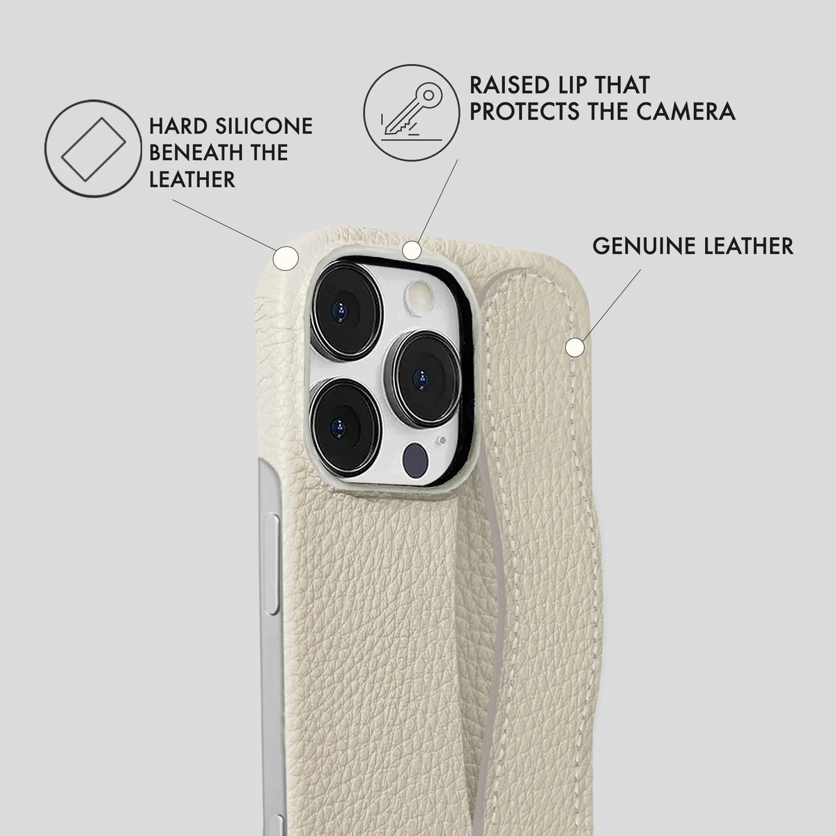 iPhone 16 Pro Leather Case — Ashe Handle